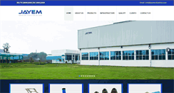 Desktop Screenshot of jayemindustries.com
